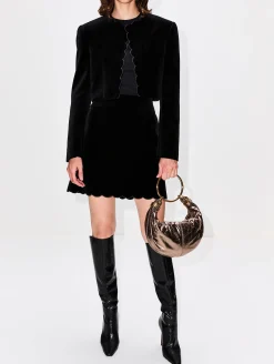 Double Twill Cropped Jacket