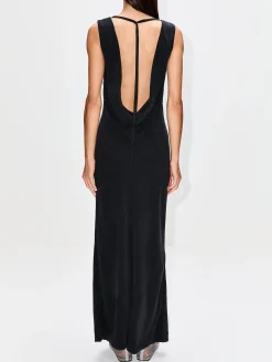 Draped Cowl Dress