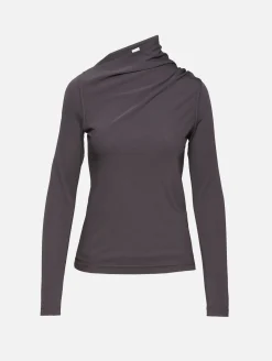 Draped Jersey Top