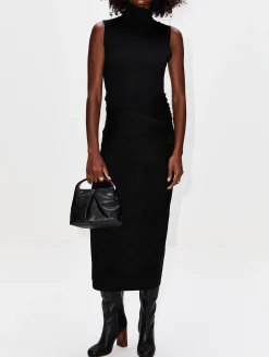 Draped Knit Dress