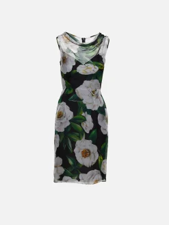 Draped Neck Dress