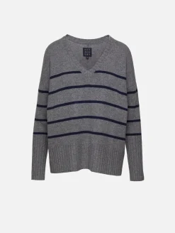 Ella Cashmere V Neck Sweater