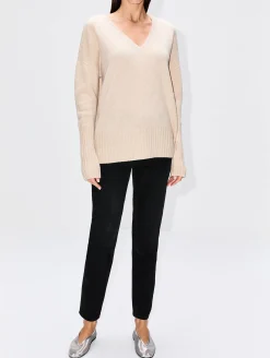 Ella Cashmere V Neck Sweater