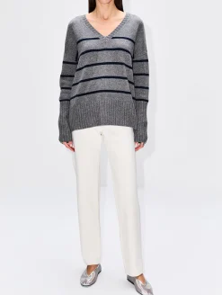 Ella Cashmere V Neck Sweater