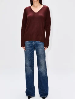 Ella Cashmere V Neck Top
