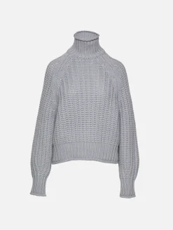 Ellis Hand Knit Turtleneck Top