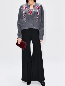 Embroidered Cardigan