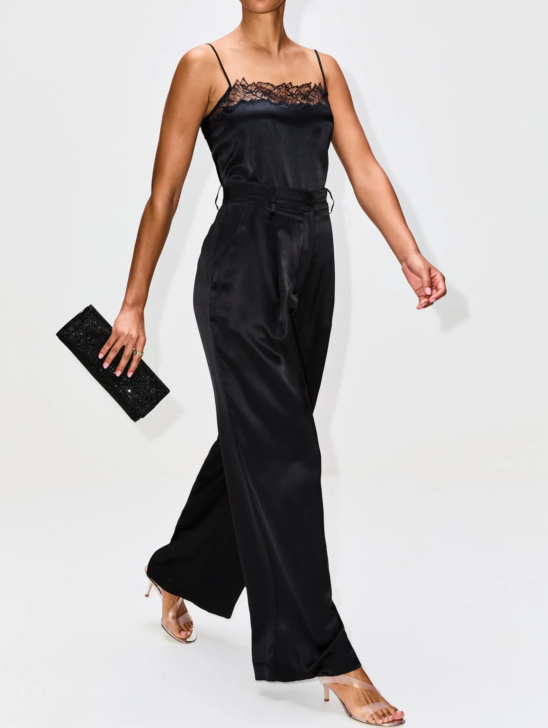 Emerson High Rise Pleated Pant