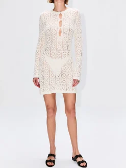 Evan Lace Stitch Dress