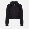 Exclusive Ruched High Neck Jacket