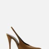 Faye Satin Slingback 110mm