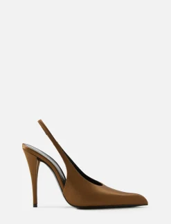 Faye Satin Slingback 110mm