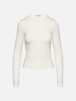 Fitted Crewneck Long Sleeve Tee