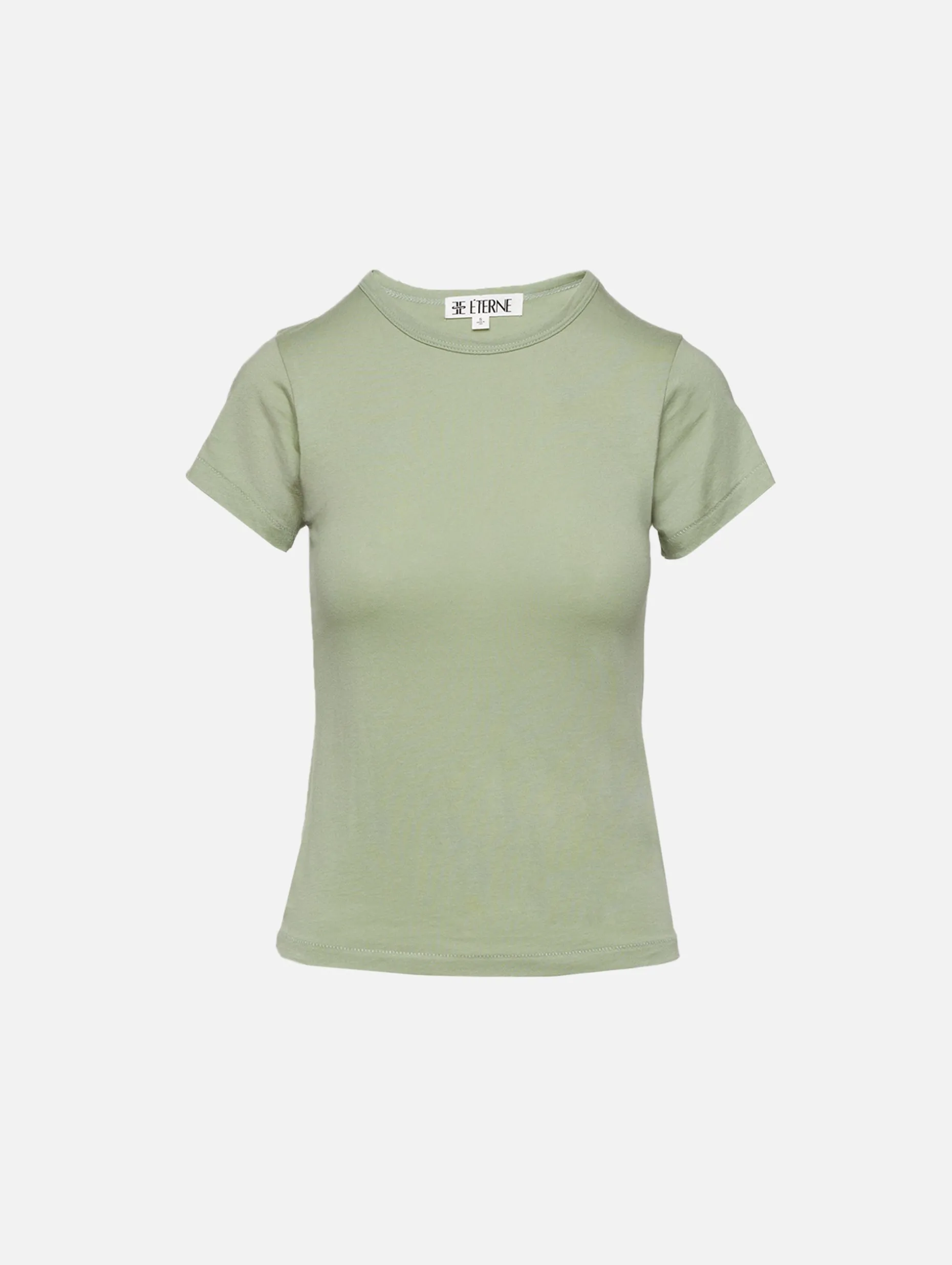 Fitted Crewneck Short Sleeve Tee