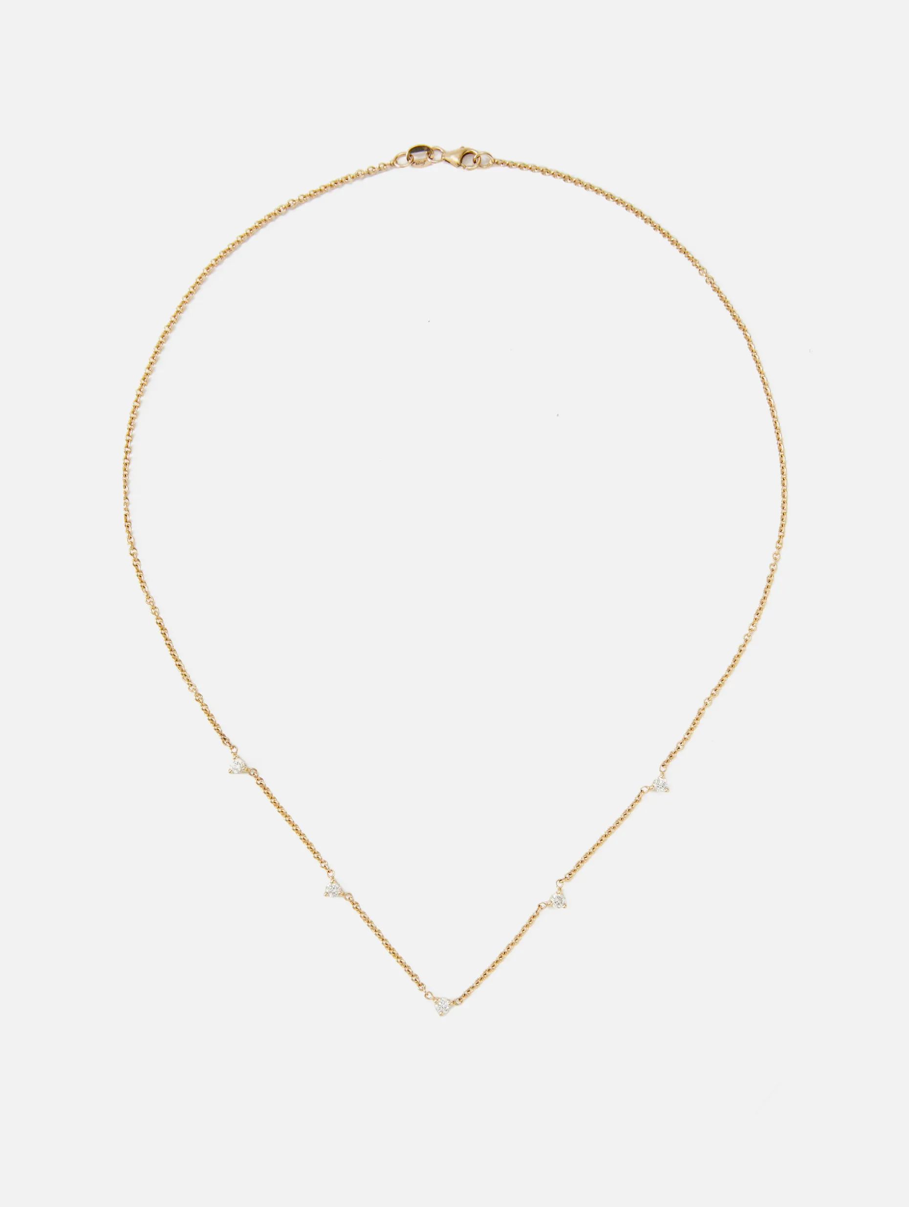 Floating Diamond Necklace