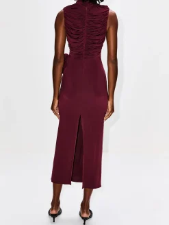 Floral Appliqué Maxi Dress
