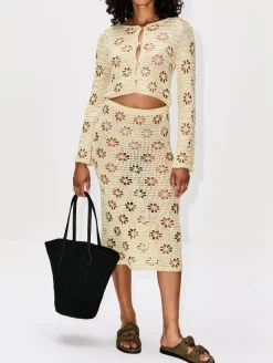 Floral Crochet Cardigan
