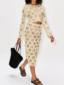 Floral Crochet Skirt