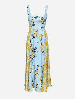 Floral Silk Dress