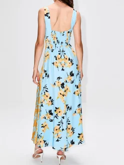 Floral Silk Dress