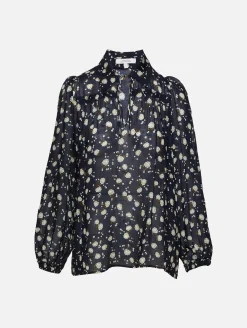 Floral Volumes Blouse