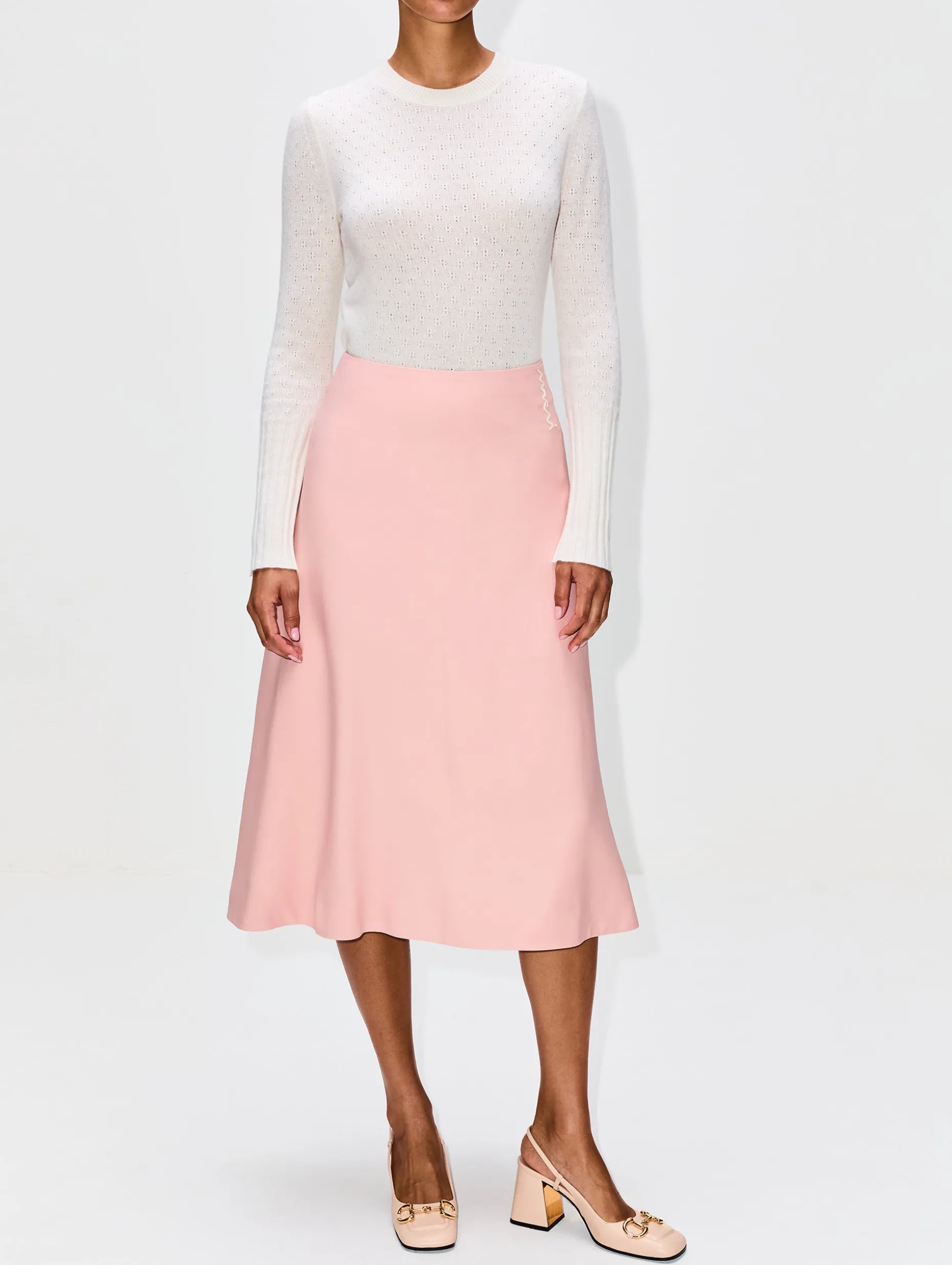 Fluid Midi Circle Skirt