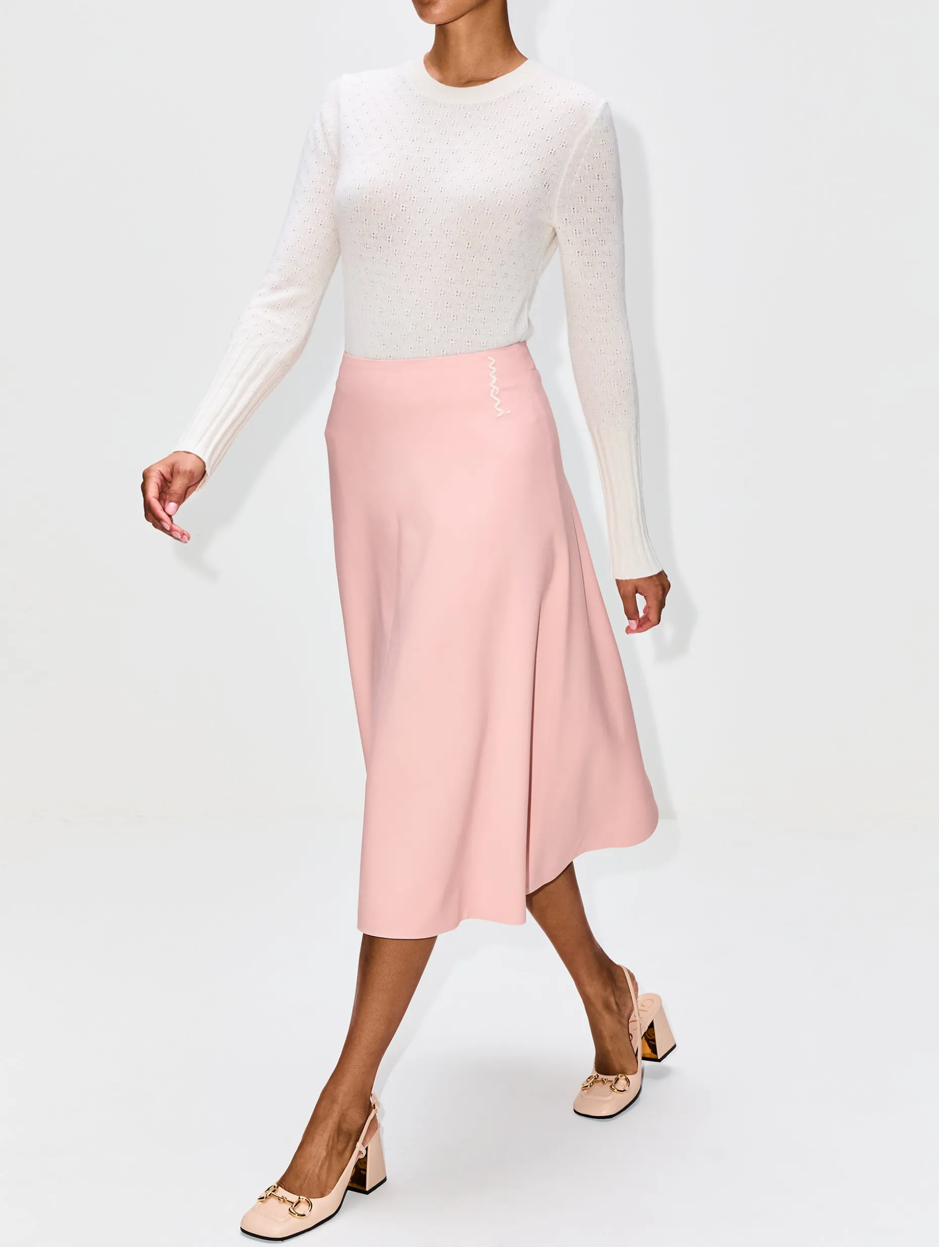 Fluid Midi Circle Skirt