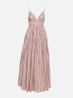 Gathered Peplum Camisole Dress