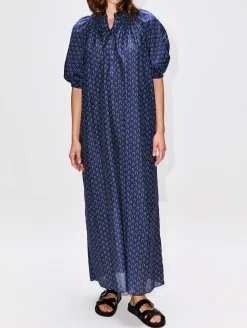 Gathered Yoke Popover Dress