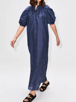 Gathered Yoke Popover Dress