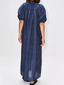 Gathered Yoke Popover Dress