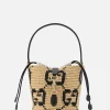 GG Raffia Bucket Bag