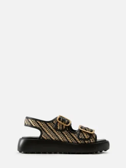 Gomma Raffia Sandal