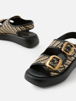 Gomma Raffia Sandal