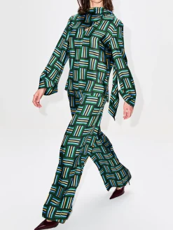 Graphic Drapes Pant