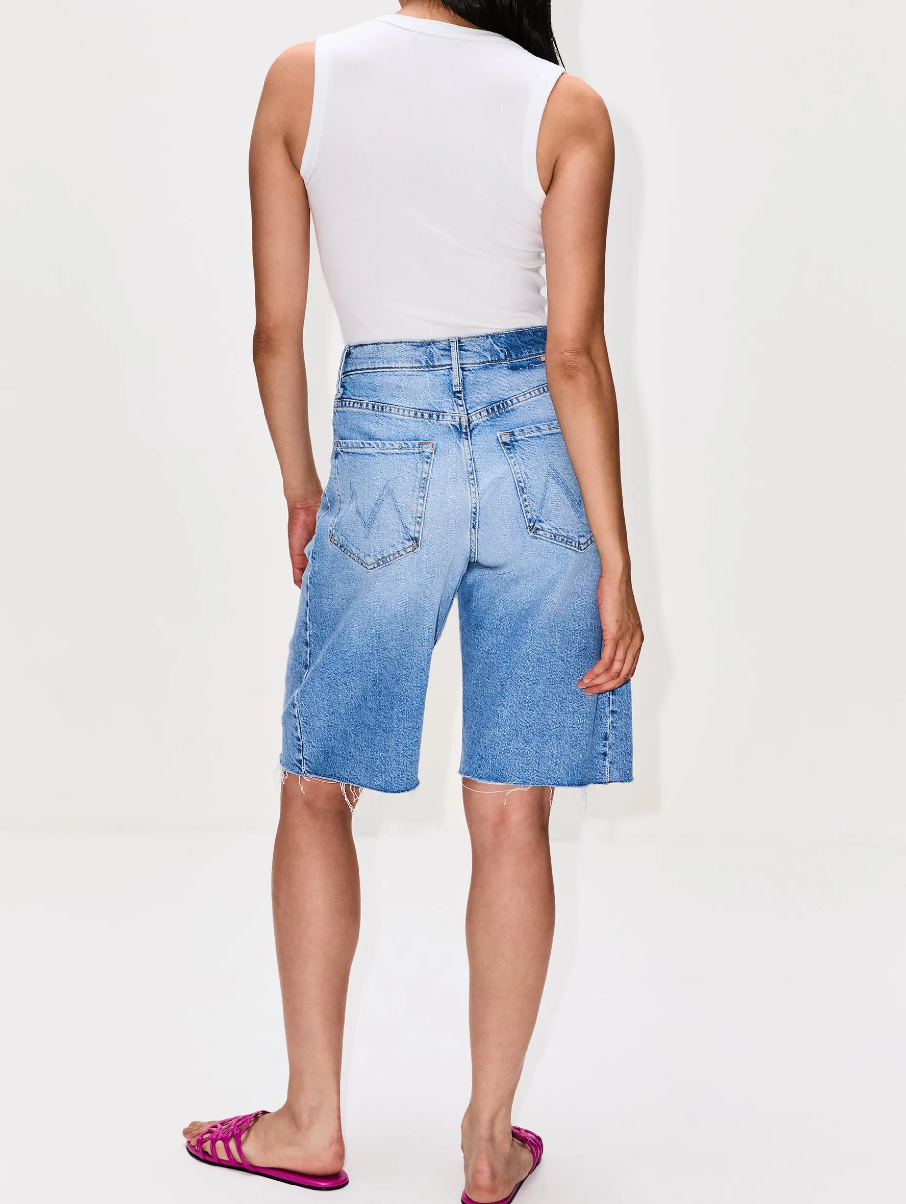 Half Pipe Bermuda Fray Jean