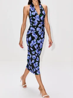 Halter Neck Midi Dress