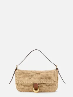 Harlow Raffia Shoulder Bag