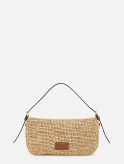 Harlow Raffia Shoulder Bag