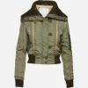 High Neck Shrunken Jacket