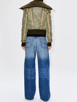 High Neck Shrunken Jacket