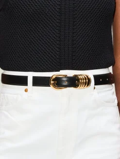 Hollyhock Gold Polished Belt