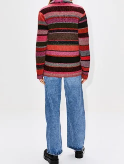 Italy Striped Smoking Jacket