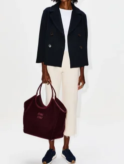 Ivy Velvet Tote
