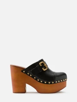Jeanette Wooden Clog