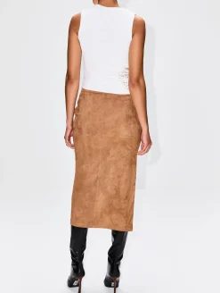 Jupe Leather Skirt
