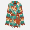 Kaleidoscopic Chevron Cardigan
