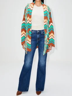 Kaleidoscopic Chevron Cardigan