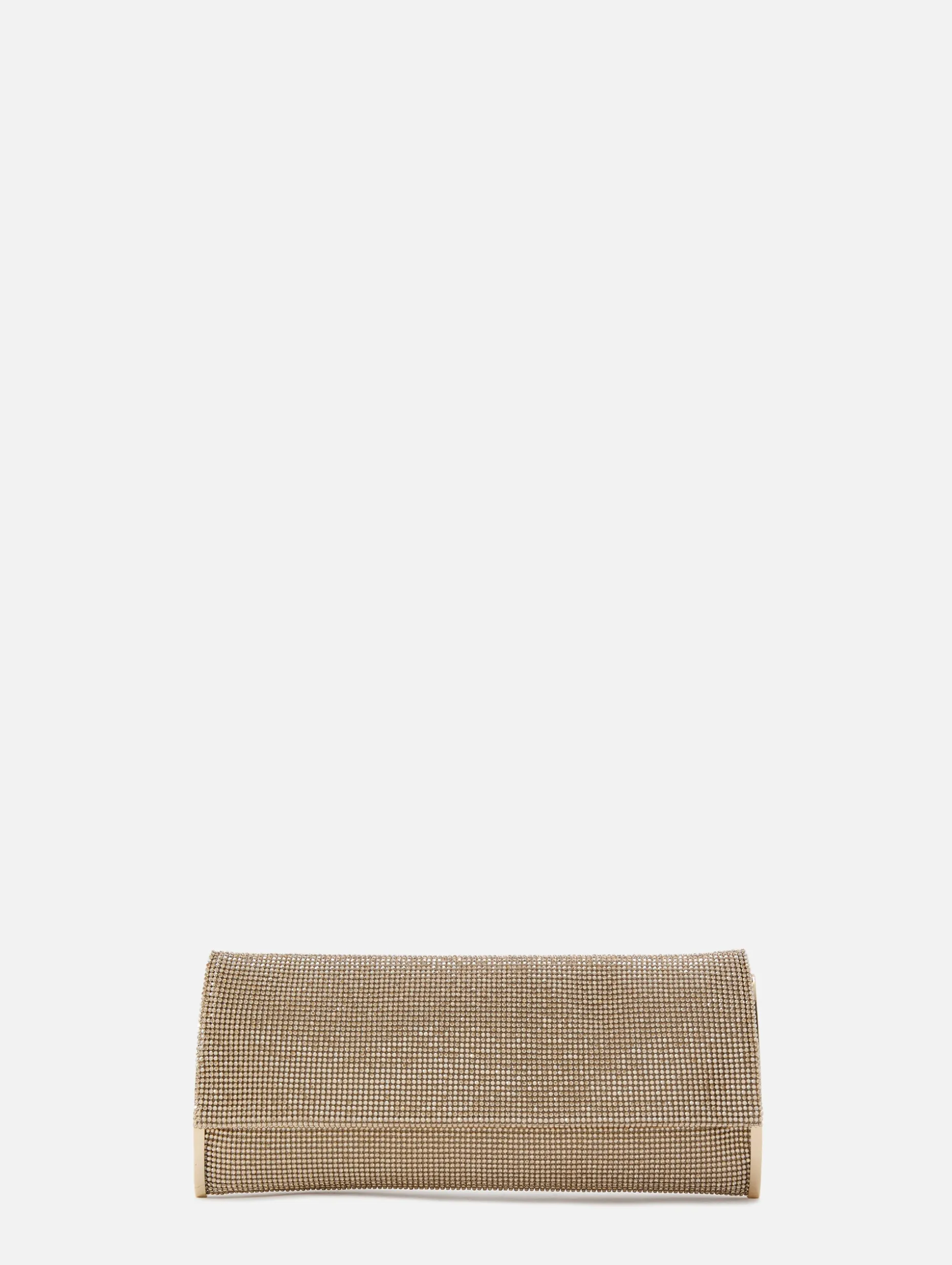 Kate Rhinestone Mesh Clutch