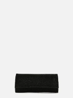 Kate Rhinestone Mesh Clutch